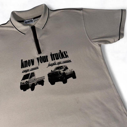 Know Your Trucks Polo Tee Beige