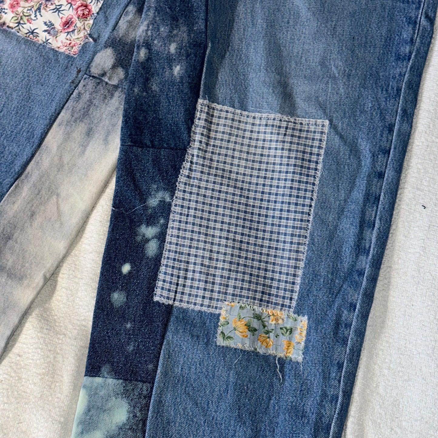 Scrap Patchwork Relaxed Levi’s Jeans