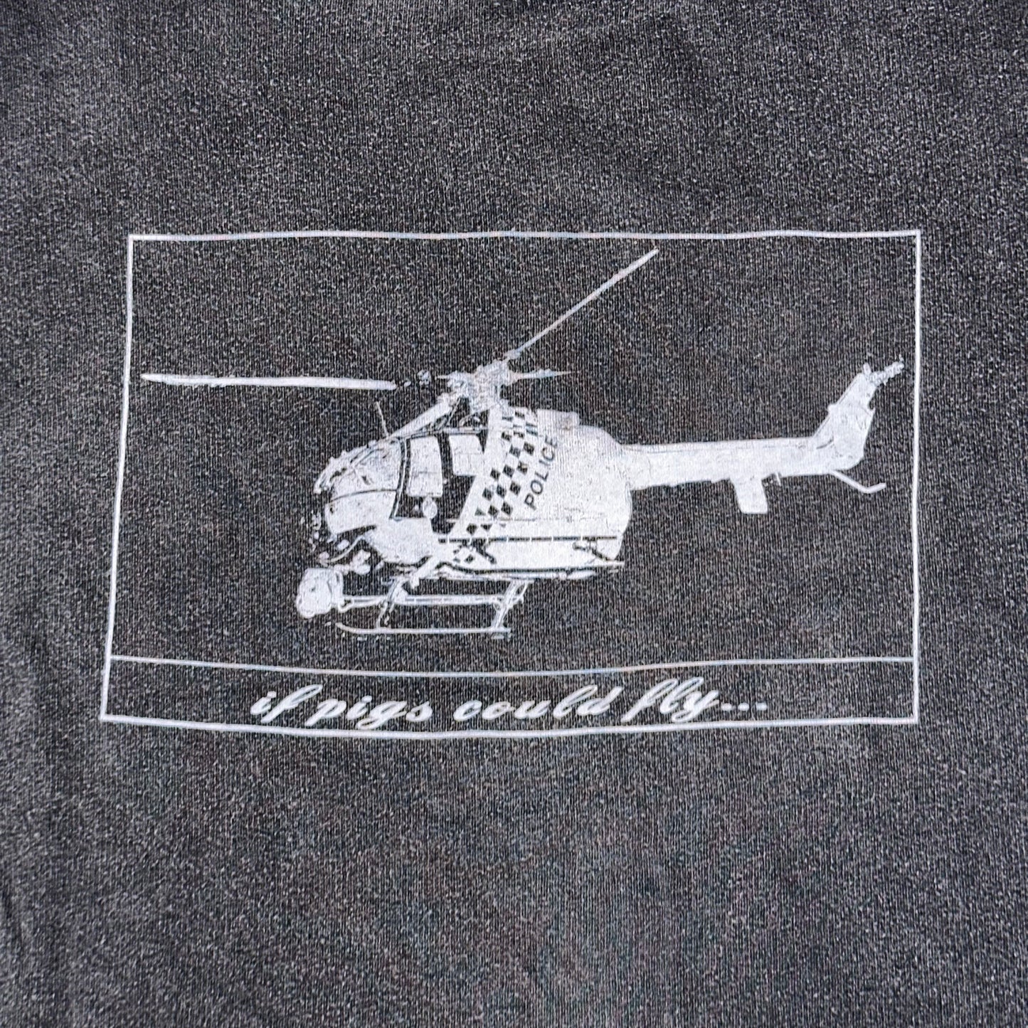 ‘if pigs could fly’ Jumper Grey