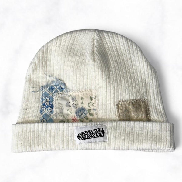 Blue Vanilla Patch Beanie
