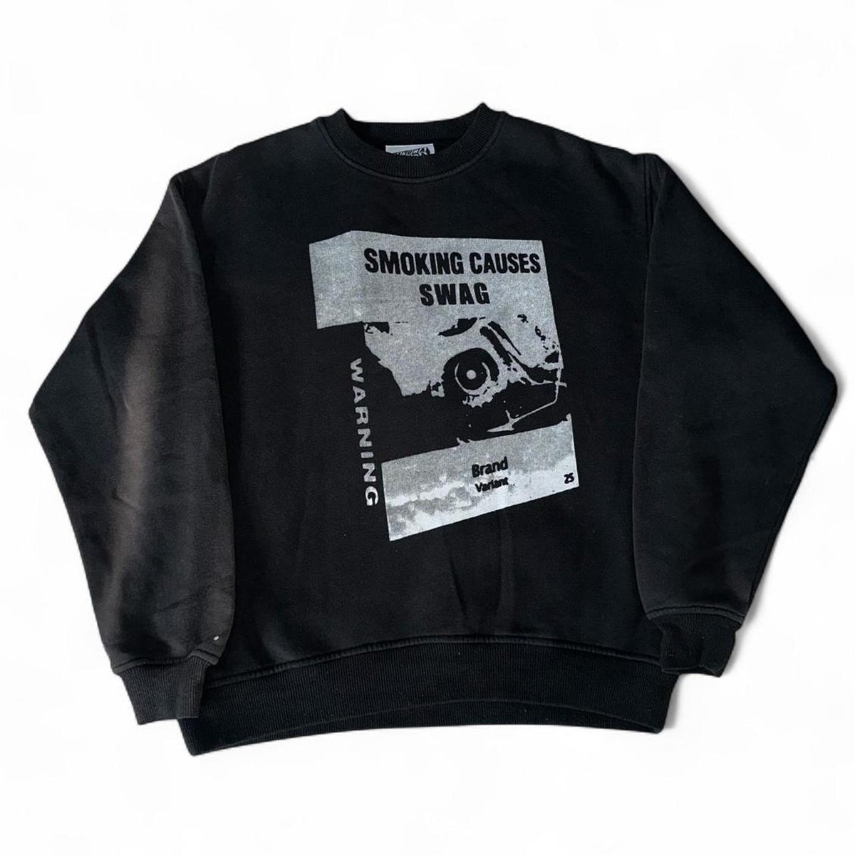 SMOKING CAUSES SWAG Jumper Black
