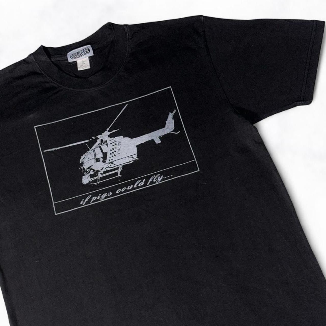 ‘if pigs could fly’ Tee Black