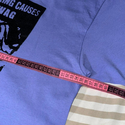 SMOKING CAUSES SWAG Tee Purple