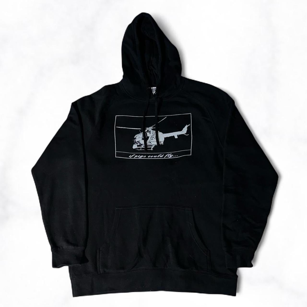 ‘if pigs could fly’ Hoodie Black