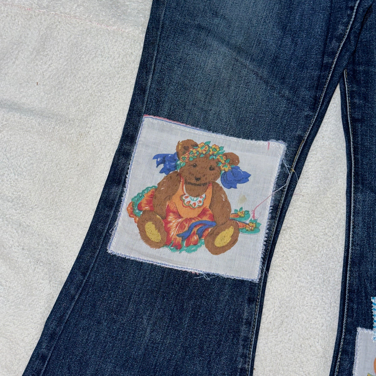 Teddy Bear Flare Jeans