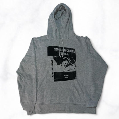 SMOKING CAUSES SWAG Hoodie Grey