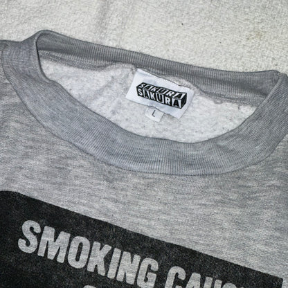 SMOKING CAUSES SWAG Jumper Grey