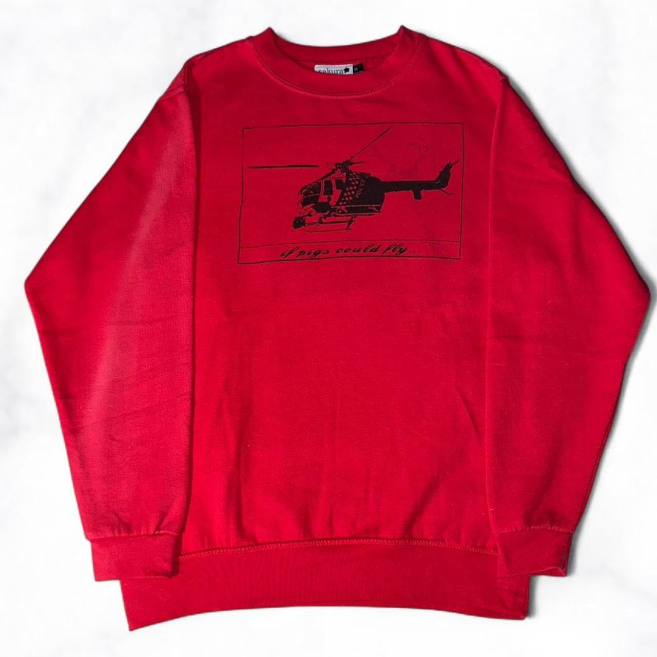 ‘if pigs could fly’ Jumper Red