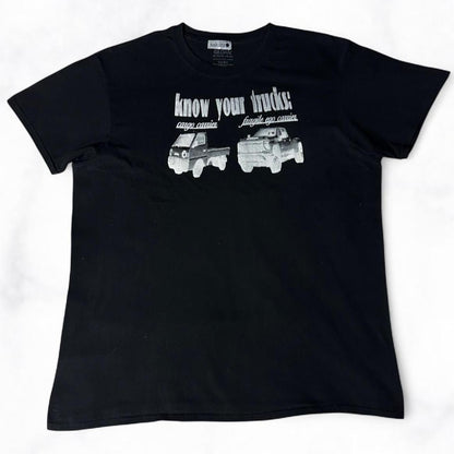 Know Your Trucks Tee Black