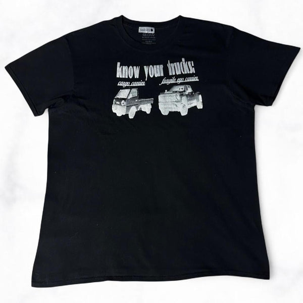 Know Your Trucks Tee Black