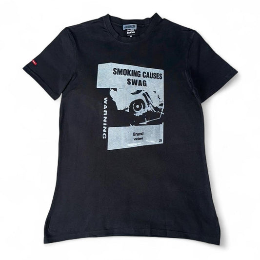 SMOKING CAUSES SWAG Tee Black