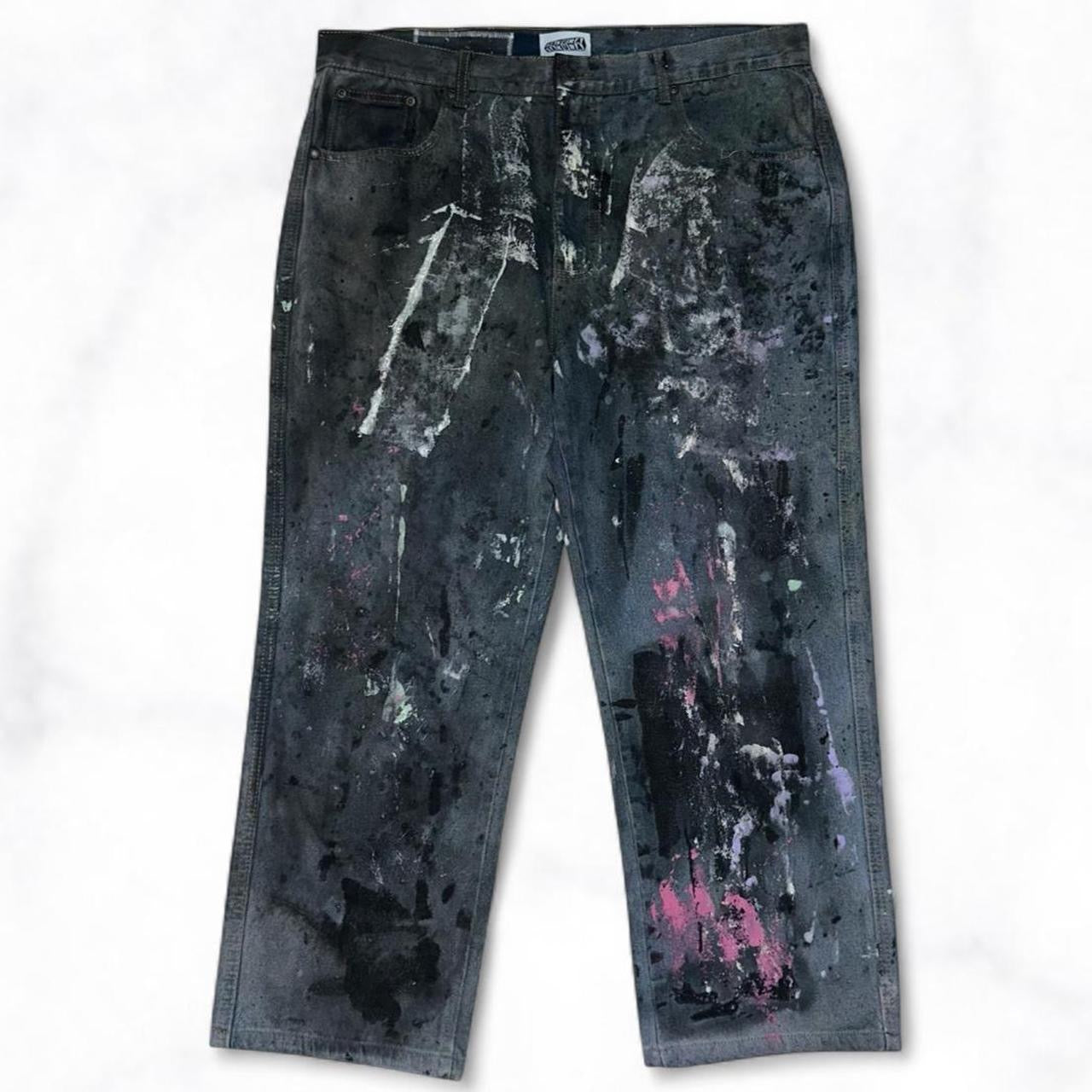 Ultra Distressed Relaxed Painter Jeans