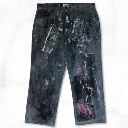 Ultra Distressed Relaxed Painter Jeans