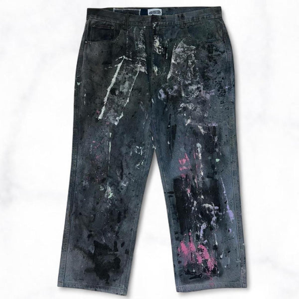 Ultra Distressed Relaxed Painter Jeans