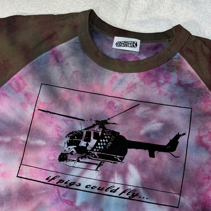 ‘if pigs could fly’ Tee Tie Dye
