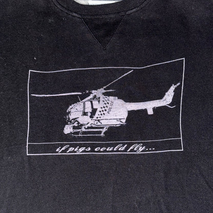 ‘if pigs could fly’ Jumper Black