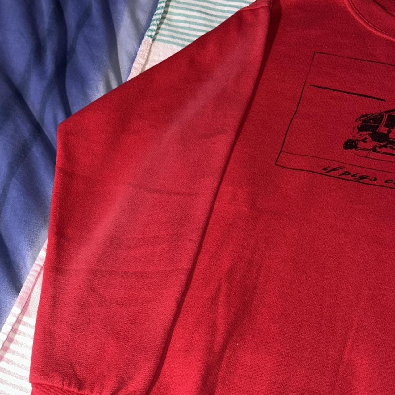 ‘if pigs could fly’ Jumper Red