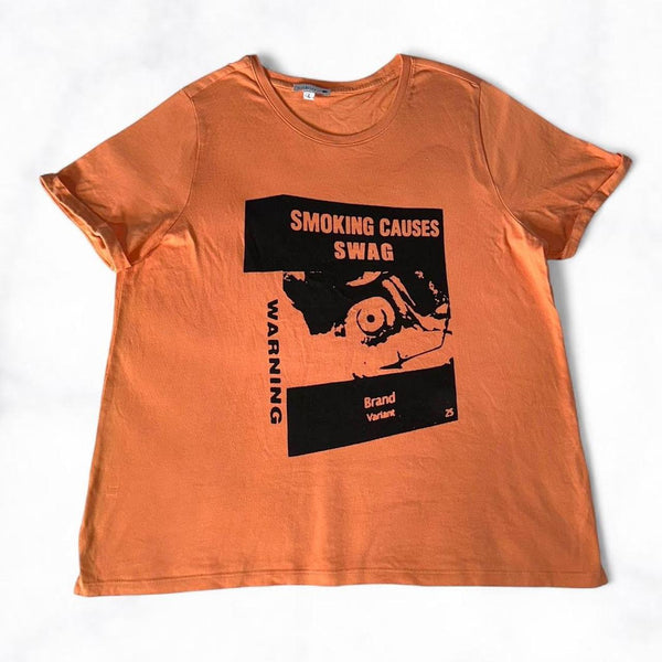 SMOKING CAUSES SWAG Crop Tee