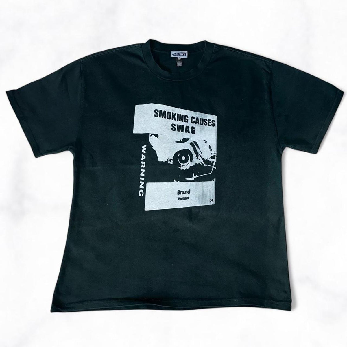 SMOKING CAUSES SWAG Tee Dark Green
