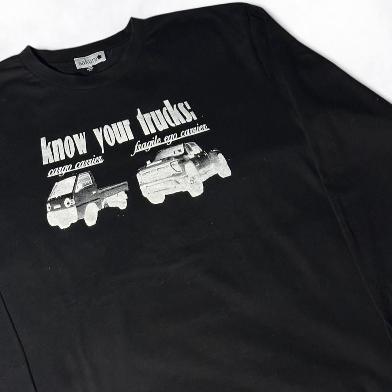 Know Your Trucks Long Sleeve Tee Black