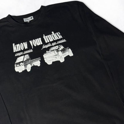 Know Your Trucks Long Sleeve Tee Black
