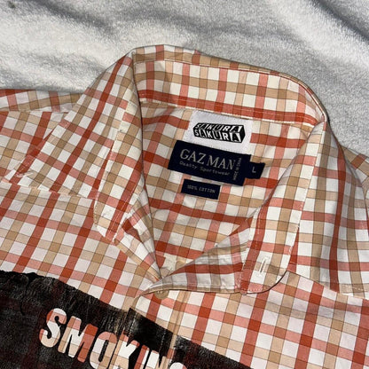 SMOKING CAUSES SWAG Shirt Orange
