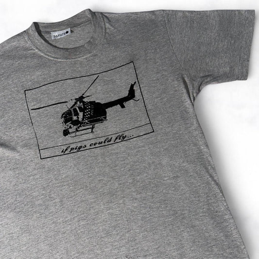 ‘if pigs could fly’  Tee Grey
