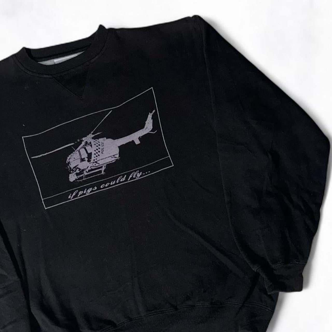 ‘if pigs could fly’ Jumper Black