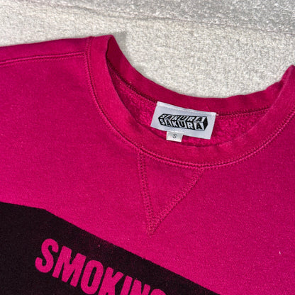 SMOKING CAUSES SWAG Jumper Pink