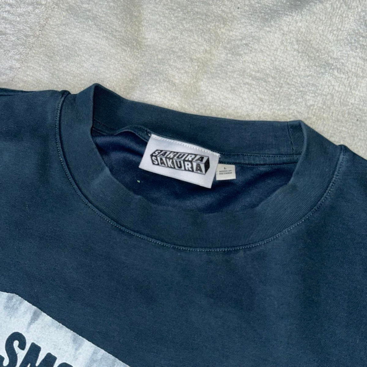 SMOKING CAUSES SWAG Tee Dark Blue