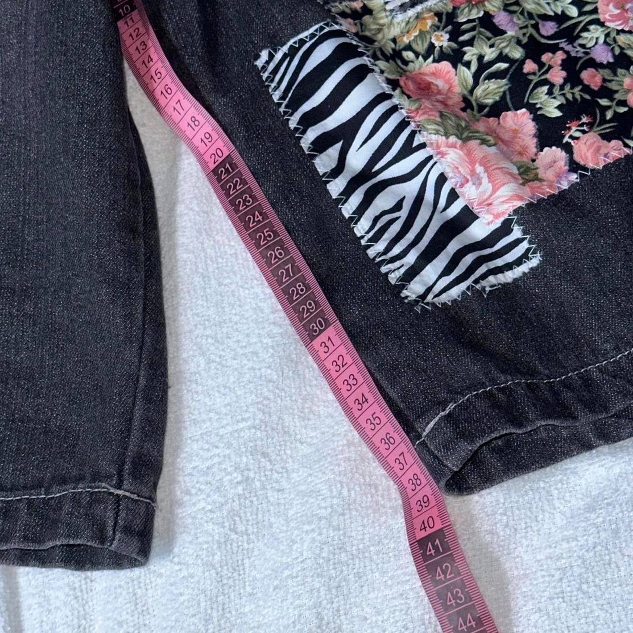 Scrap Patchwork Jorts Black