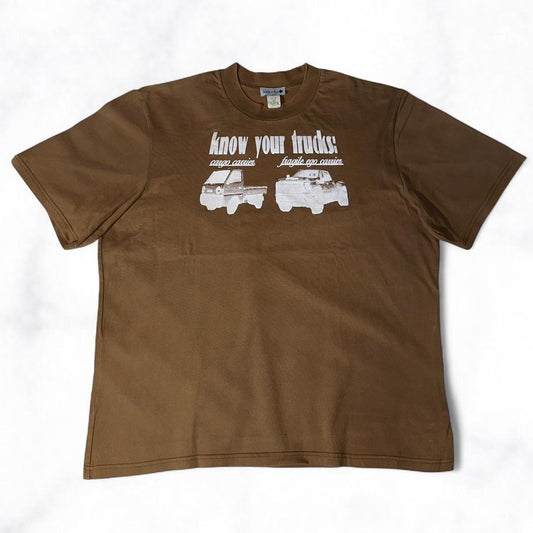 Know Your Trucks Tee Brown