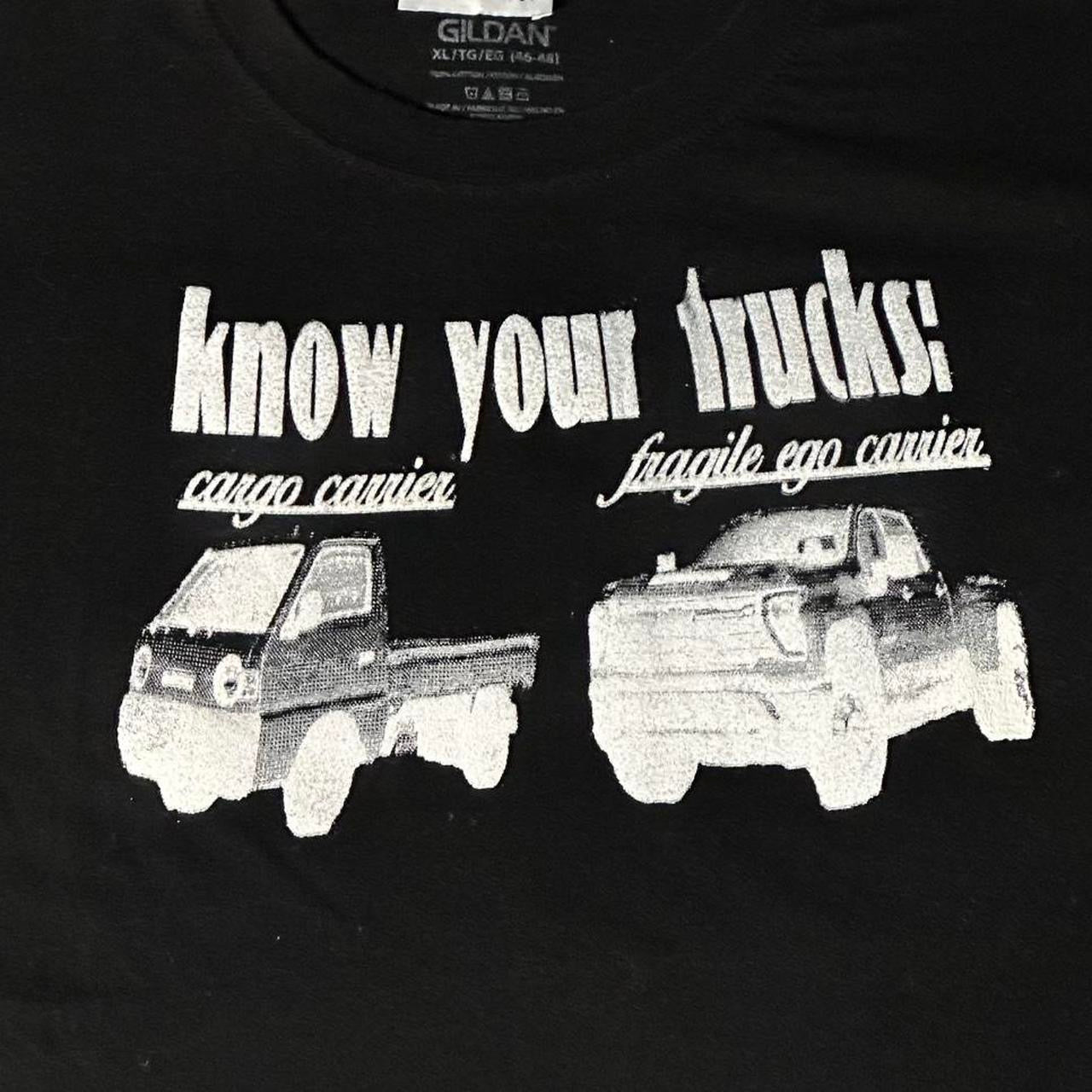 Know Your Trucks Tee Black