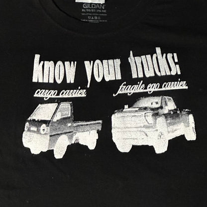 Know Your Trucks Tee Black
