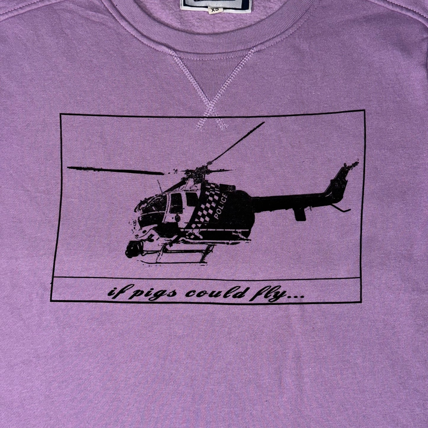 ‘if pigs could fly’ Jumper Lavender
