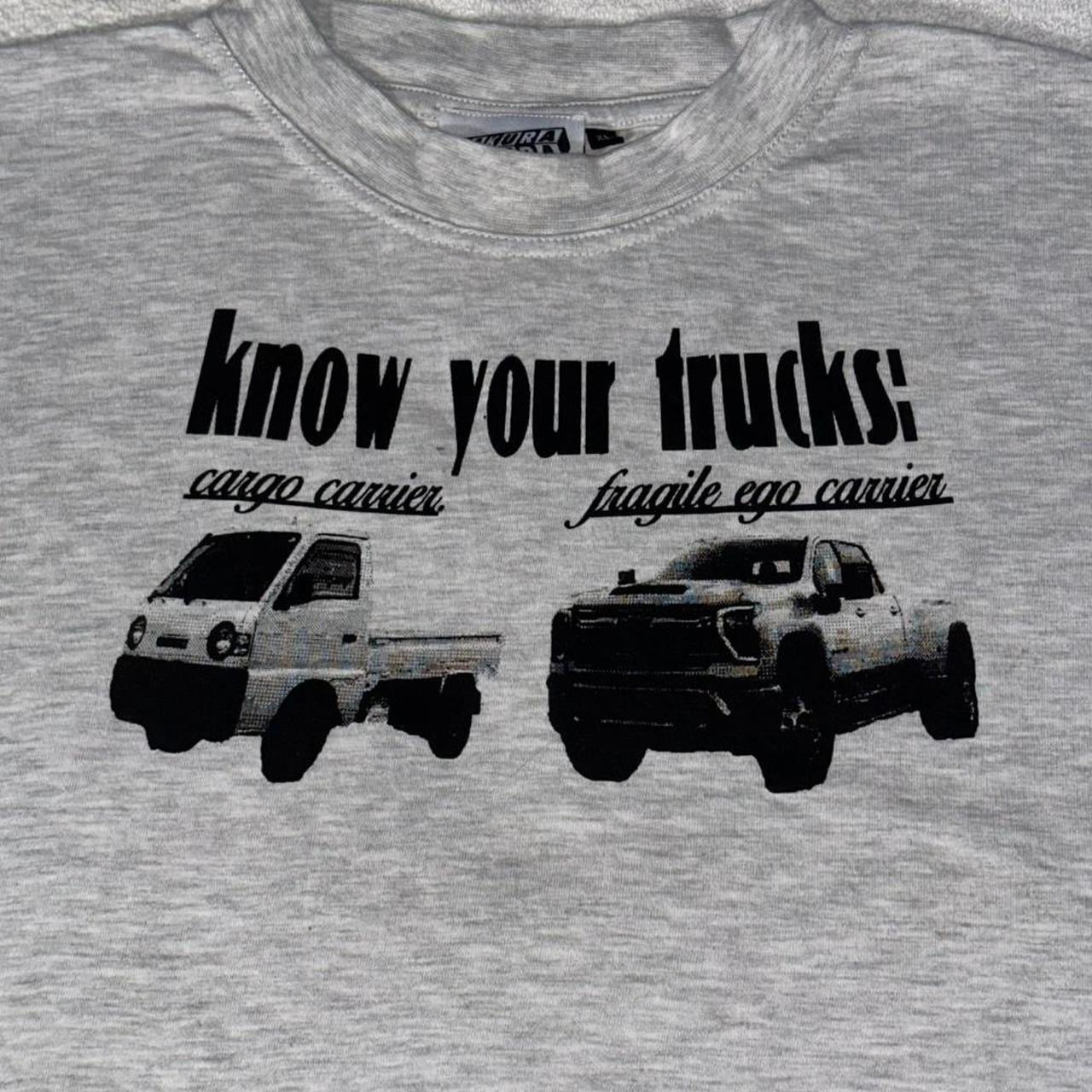 Know Your Trucks Tee Grey