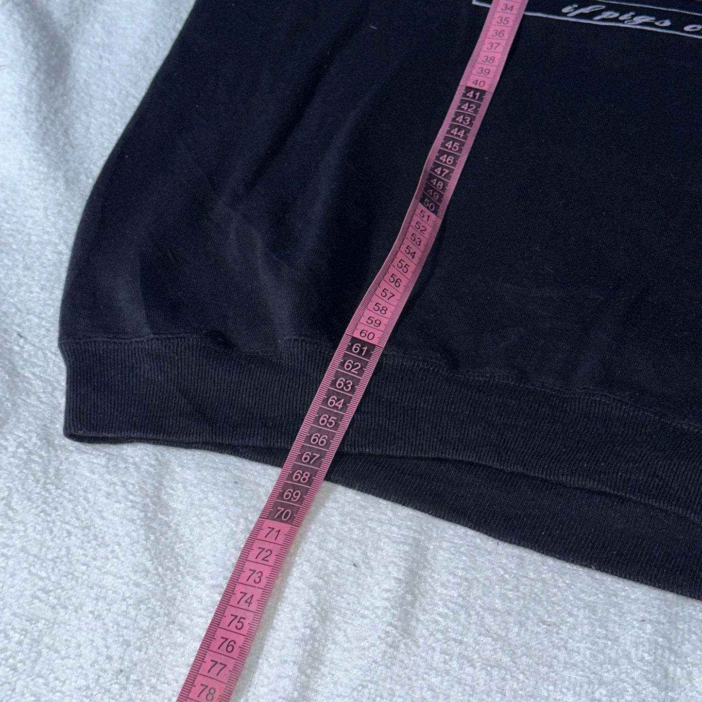 ‘if pigs could fly’ Jumper Black