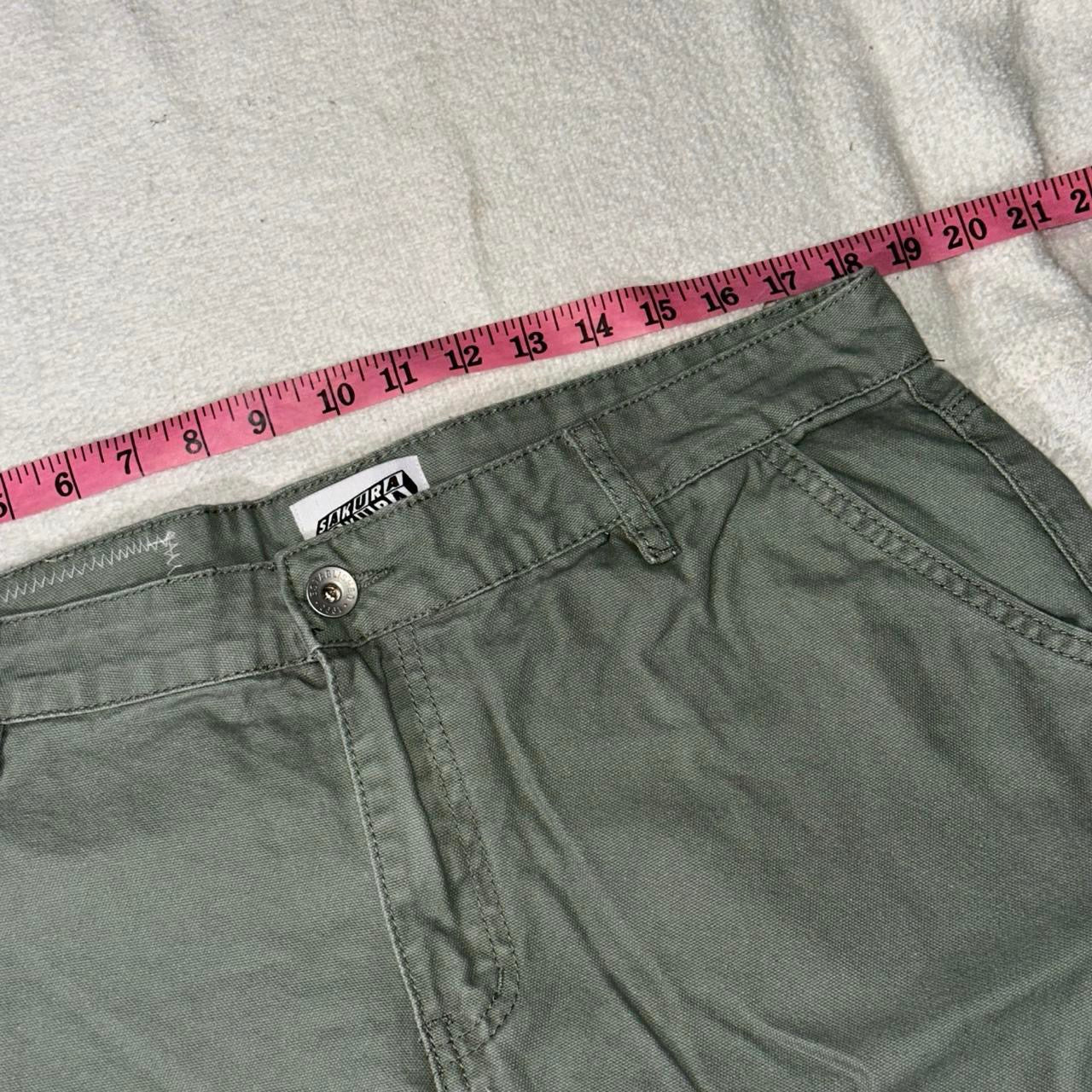 Print Cargo Pants Khaki