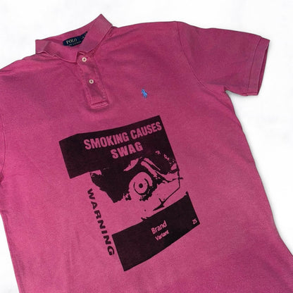 SMOKING CAUSES SWAG Ralph Lauren Polo Shirt