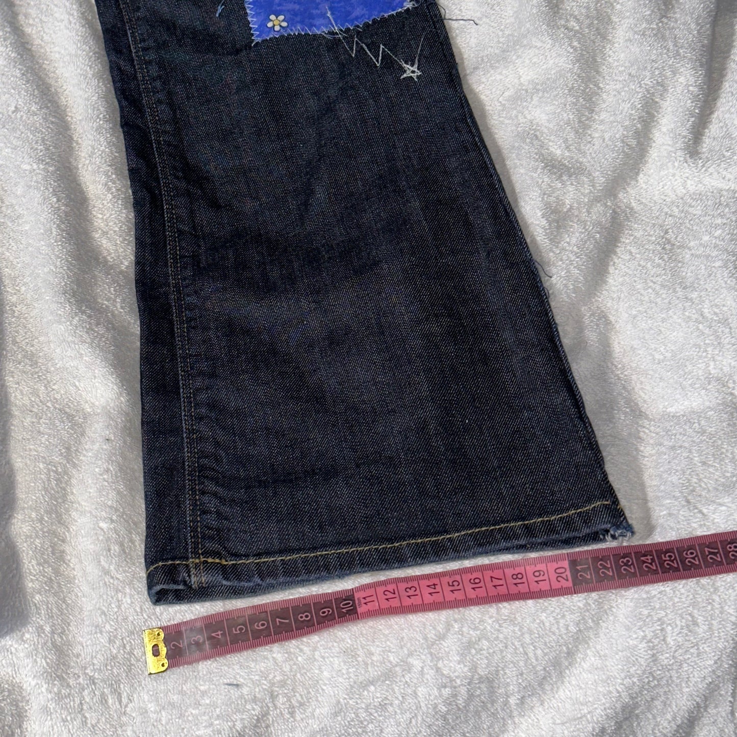 Scrap Patchwork Flare Jeans