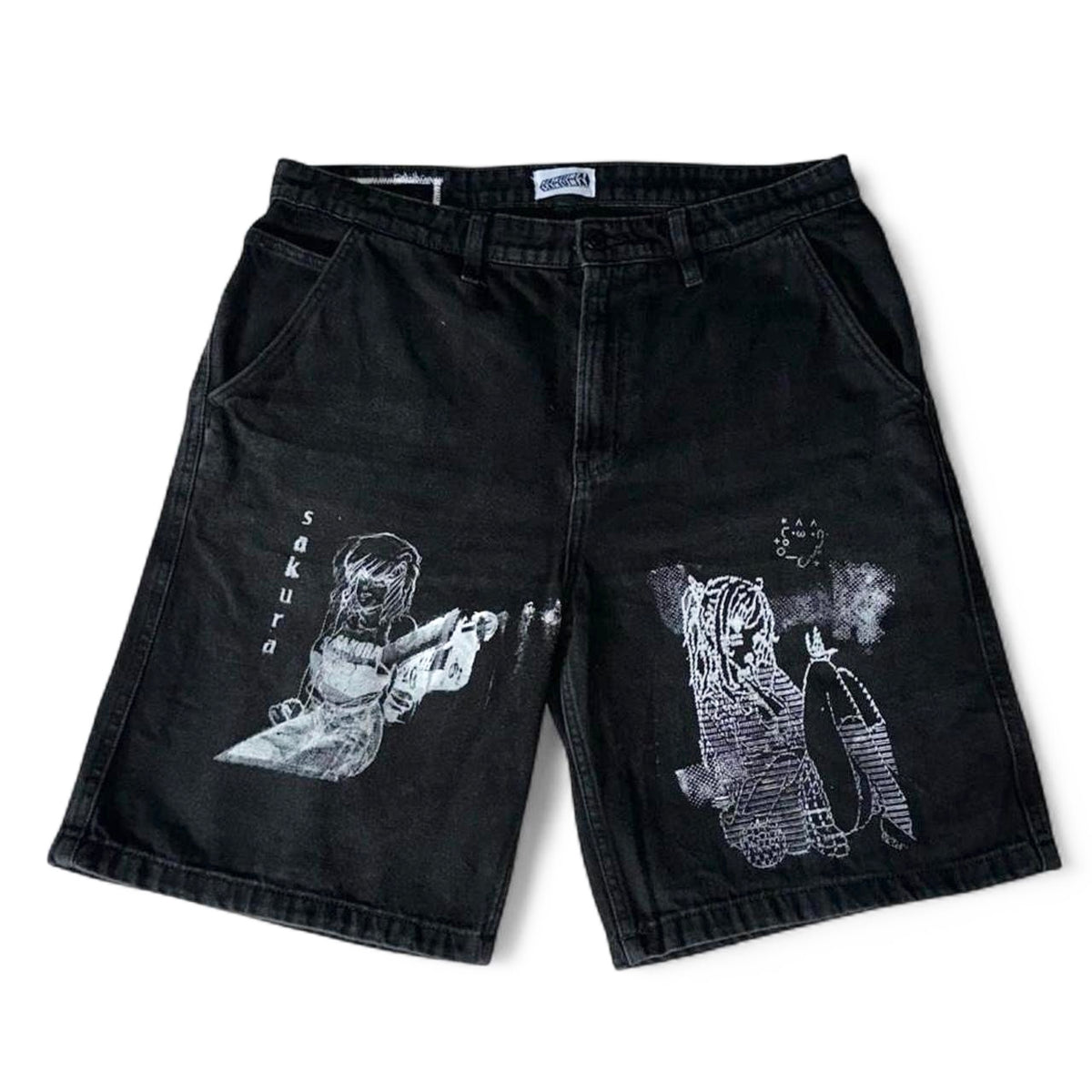 Anime Print Jorts