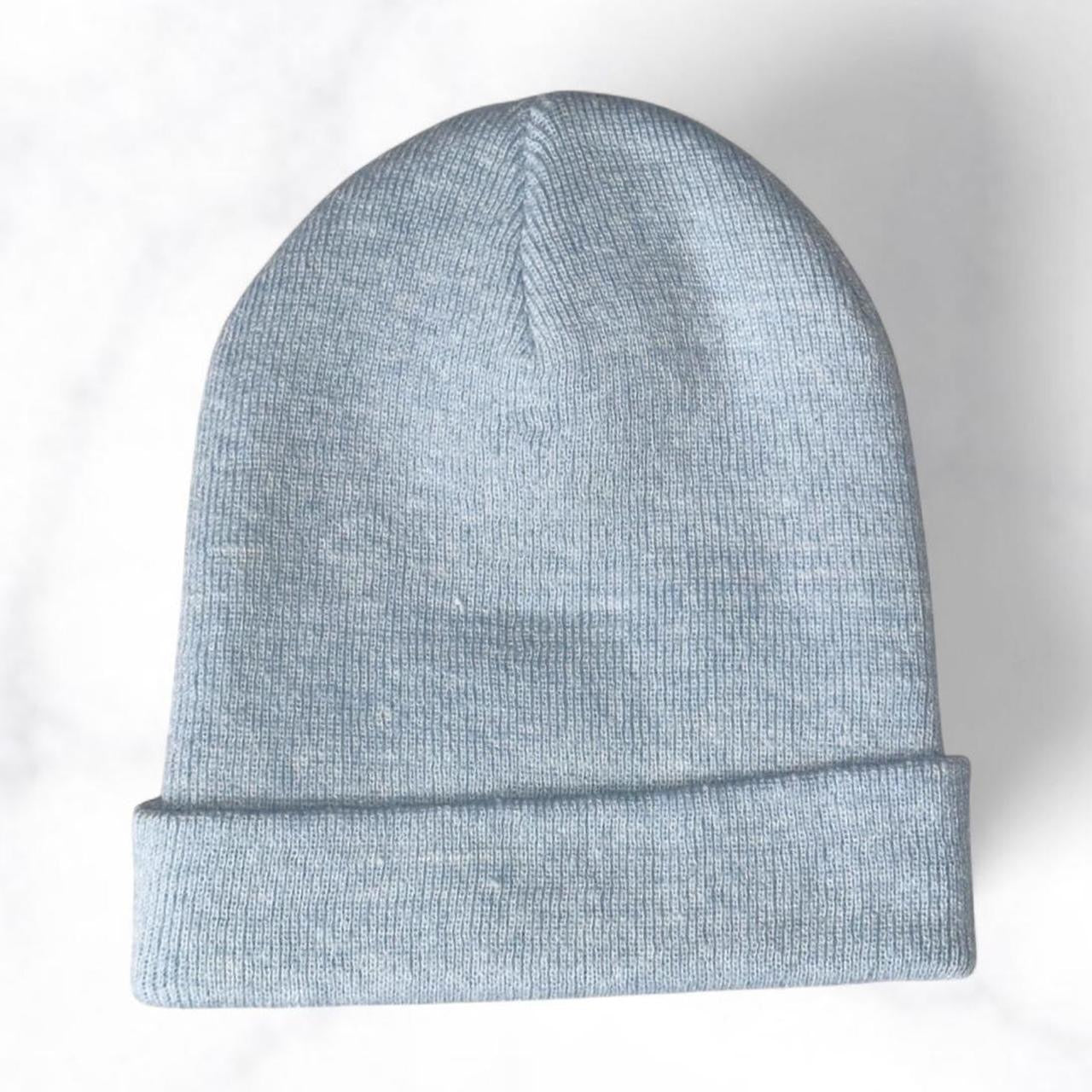 Baby Blue Patchwork Beanie