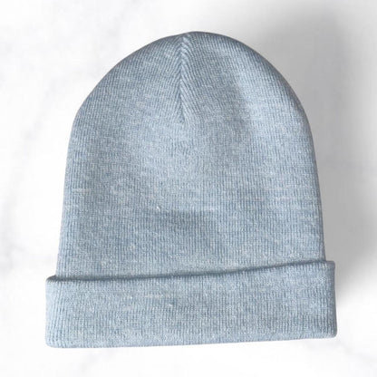 Baby Blue Patchwork Beanie