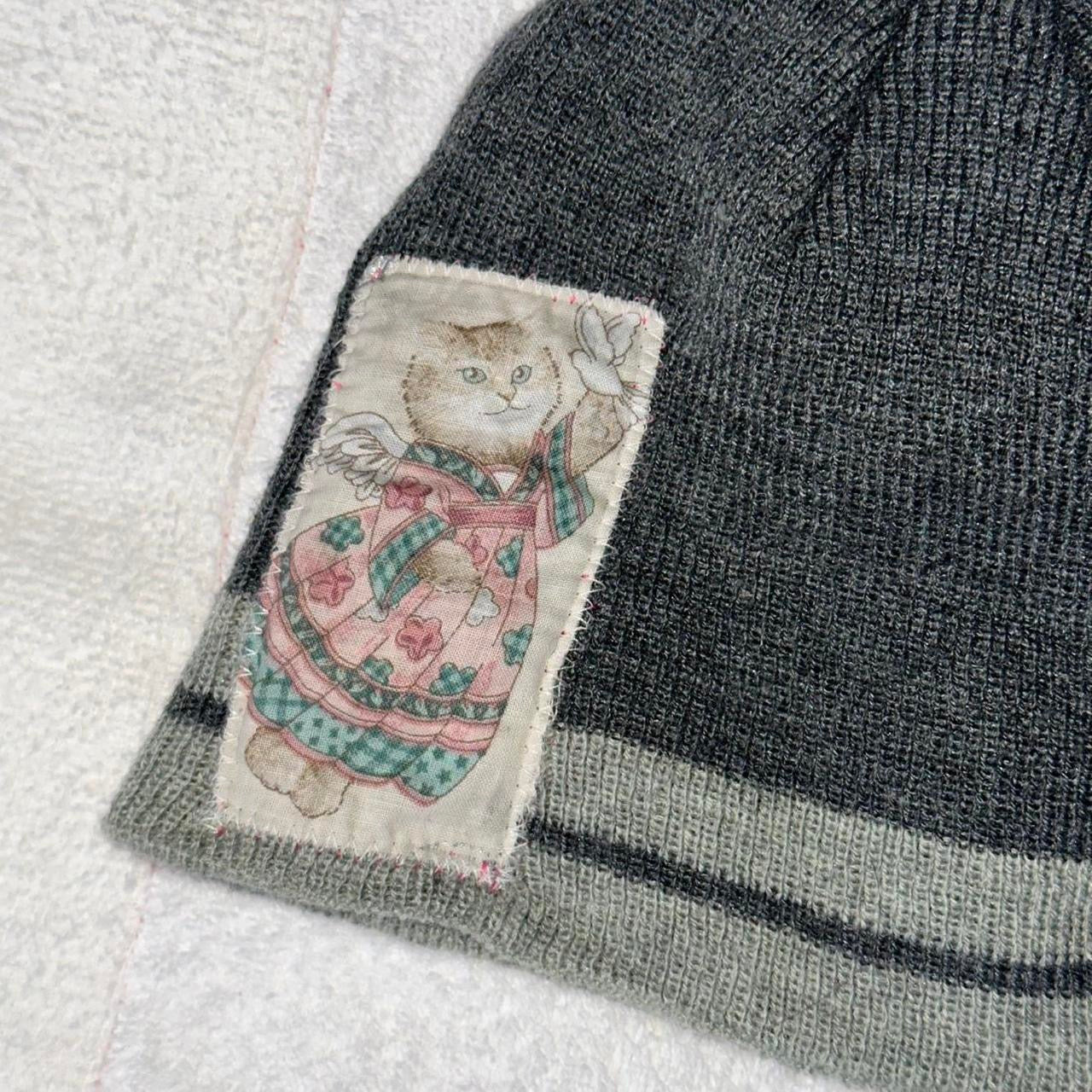 Kitty Cat Patch Beanie