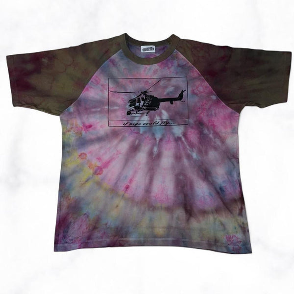 ‘if pigs could fly’ Tee Tie Dye