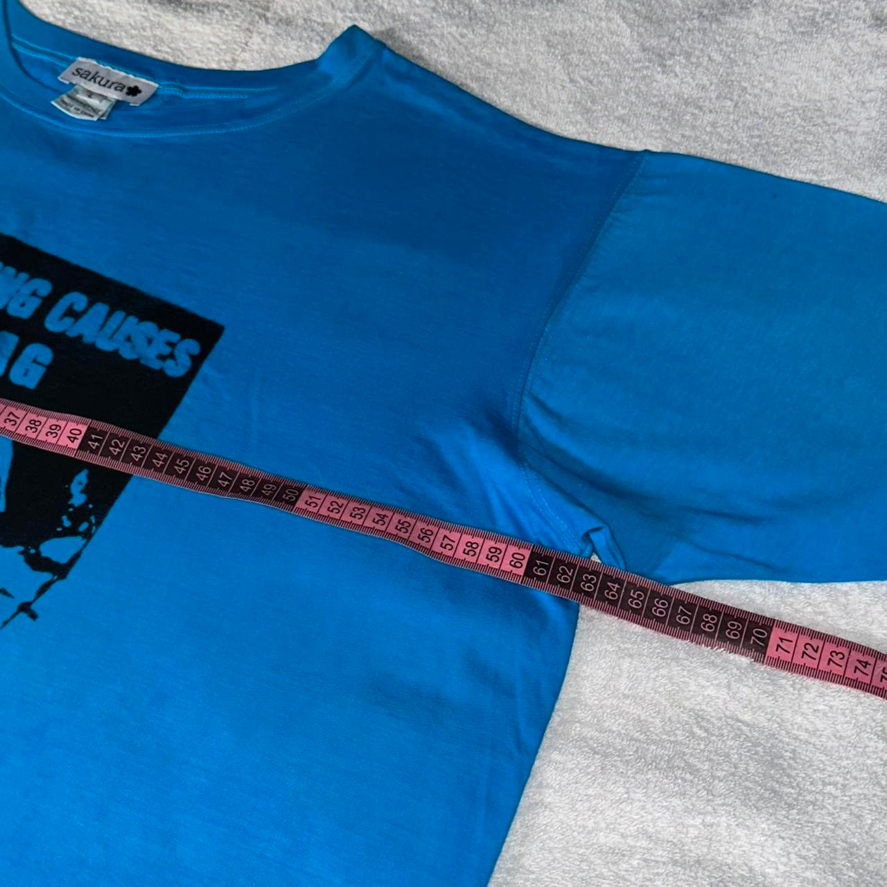 SMOKING CAUSES SWAG Tee Blue