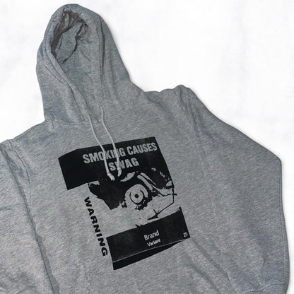 SMOKING CAUSES SWAG Hoodie Grey