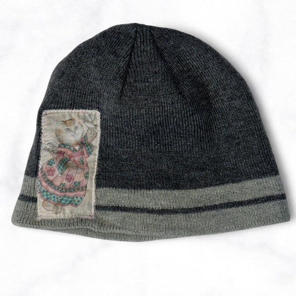 Kitty Cat Patch Beanie