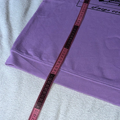‘if pigs could fly’ Jumper Lavender