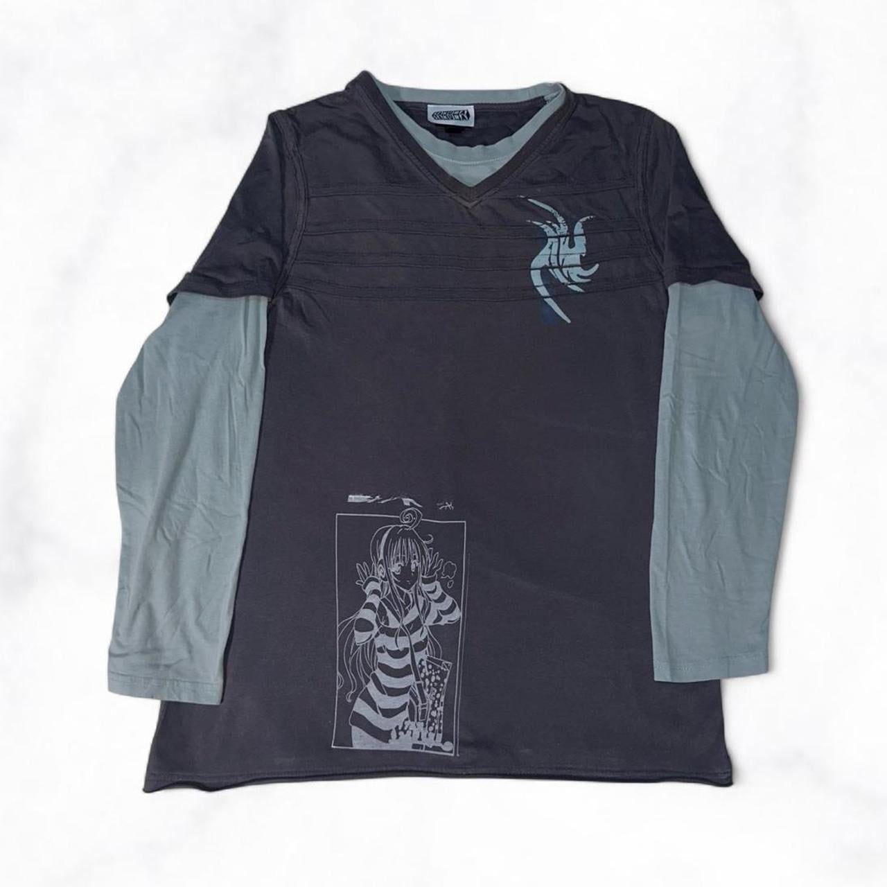 to love ru Long Sleeve Tee Grey
